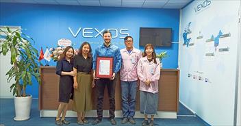 Xin chúc mừng Công ty TNHH Vexos Việt Nam đạt chứng nhận Hệ thống Quản lý chất lượng ngành ô tô theo IATF 16949:2016